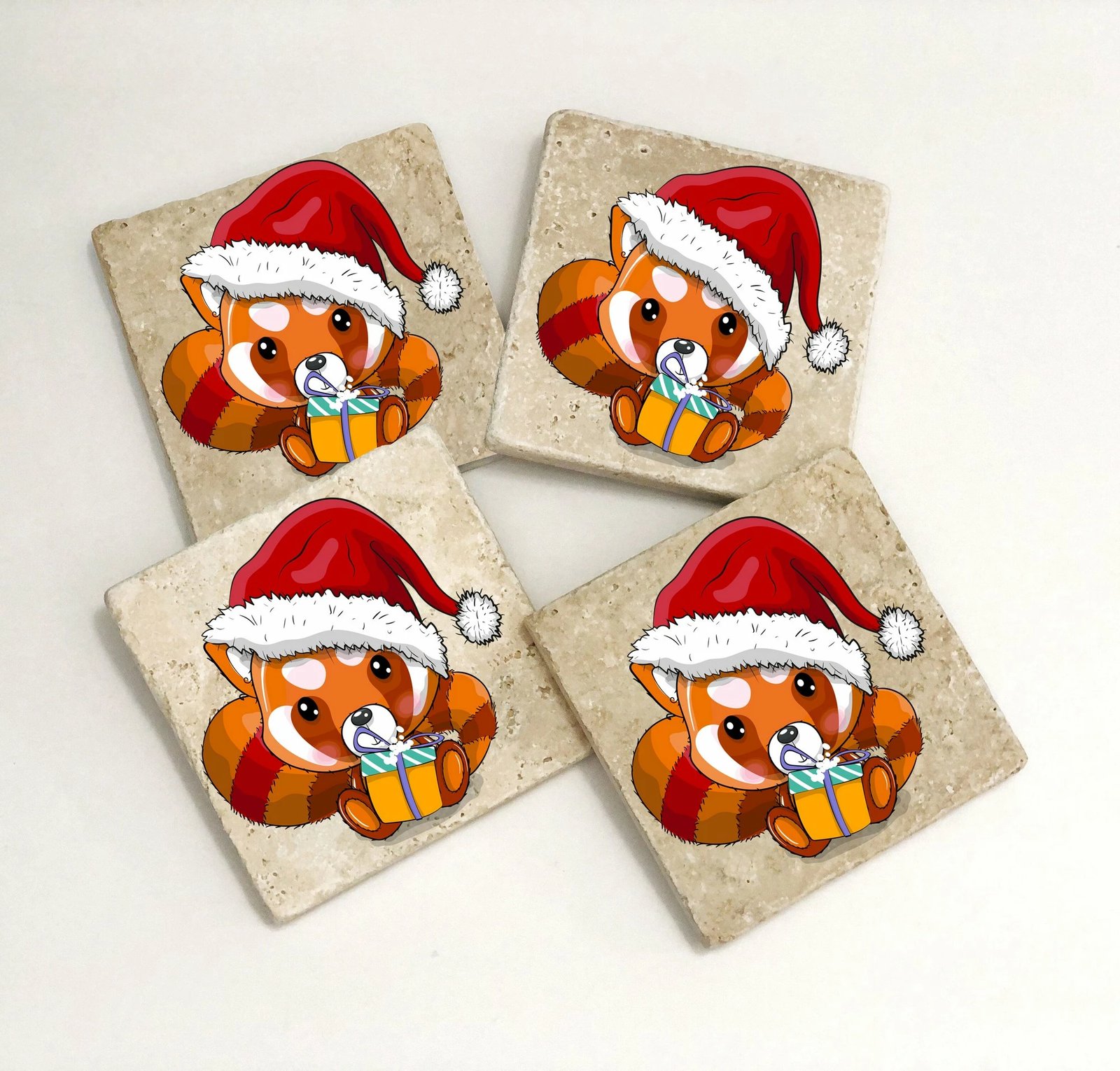 Nënstola guri natyral për gota (4 copë), Hermia, TBA059946