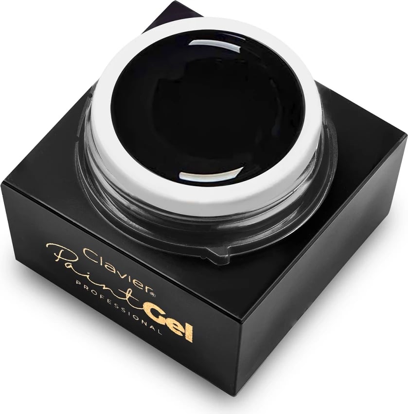 Xhel për dekorim të thonjve Clavier Paint Gel për femra i zi 5g
