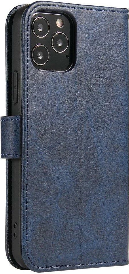 Mbështjellës Hurtel Magnet Case flip cover me stand, për Xiaomi Redmi Note 11 Pro+ 5G / 11 Pro 5G / Mi 11i HyperCharge / POCO X4 NFC, Blu
