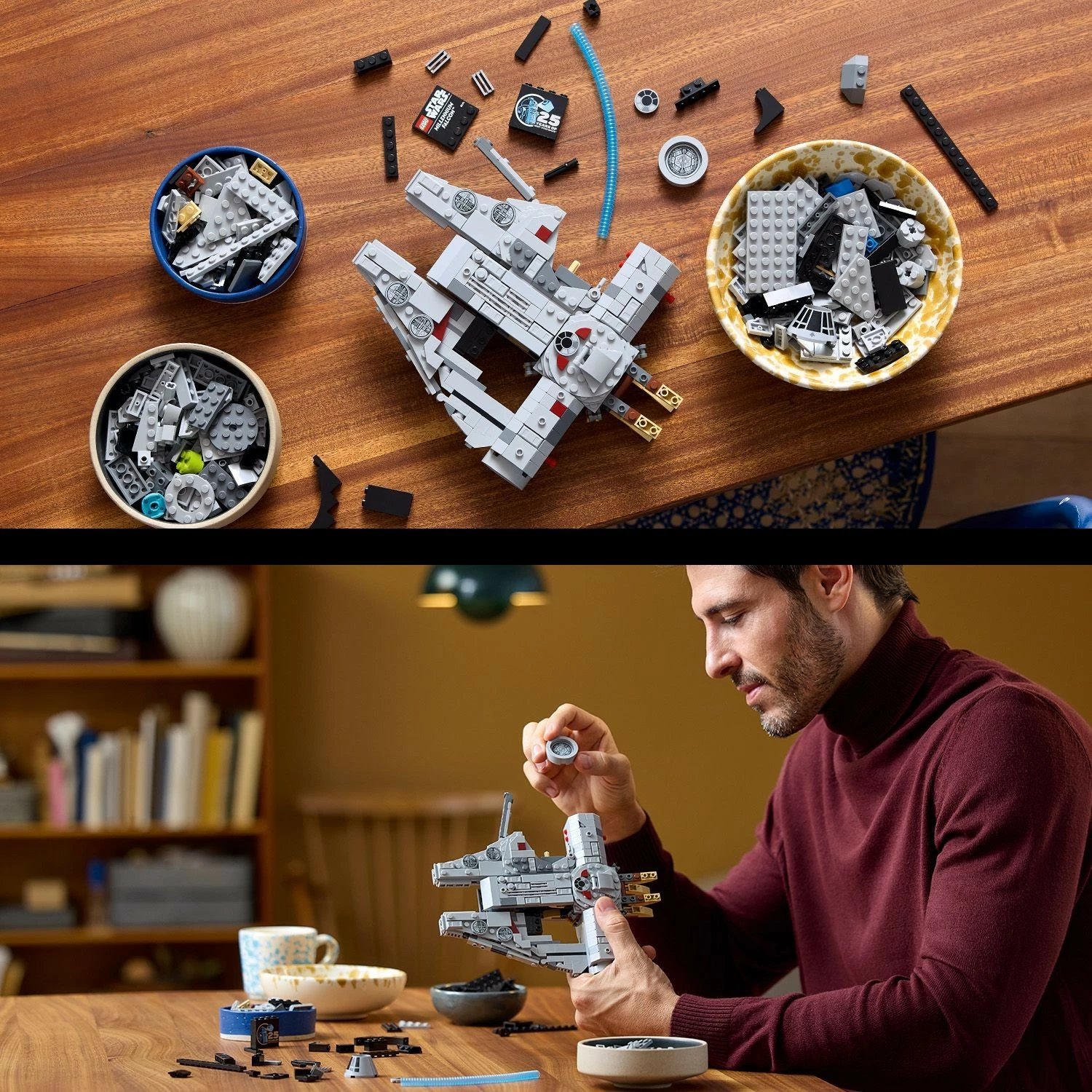 Set ndërtimi LEGO Millennium Falcon, 18 vjet, Plastik, 921 pjesë, shumëngjyrësh Set ndërtimi LEGO Millennium Falcon, 18 vjet, Plastik, 921 pjesë, shumëngjyrësh