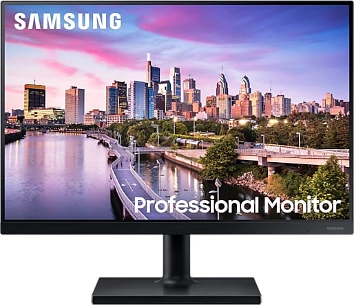 monitor Samsung LF24T450GYUXEN 24" 1920x1200 IPS 75Hz me altoparlantë 16:10 i zi