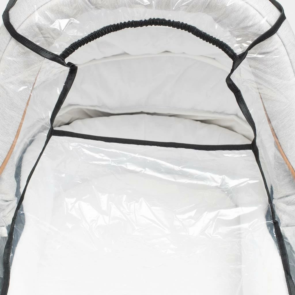 Mbulesë shiut për karrocë e thellë për bebe, NEW BABY, Basic UNIVERSAL, universale, 100x80x40 cm, LDPE i butë, transparente