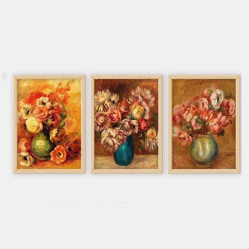 Pikturë dekorative me kornizë (3 copë), Wallity, 3NTC_UN3965912_3545