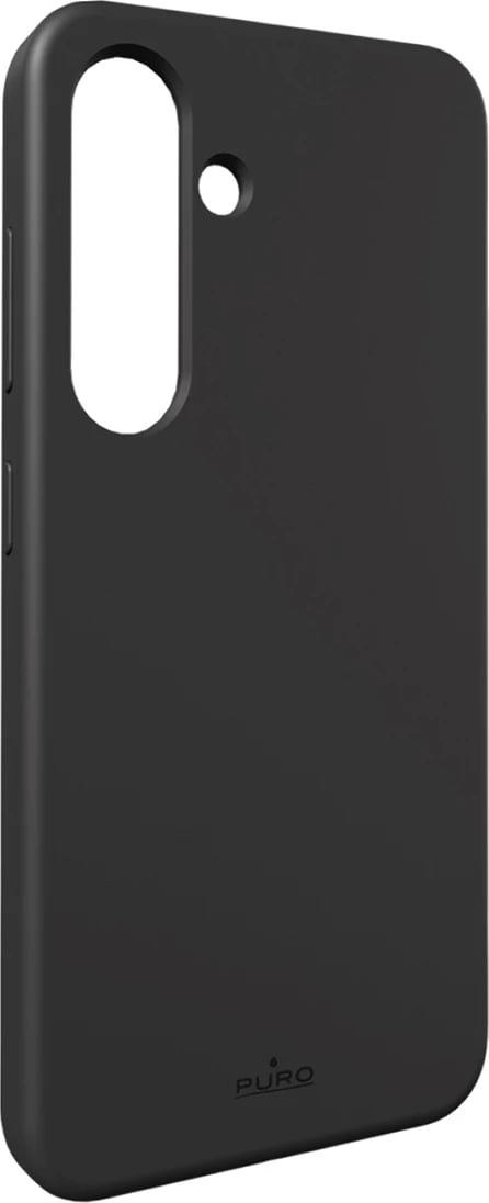 Mbështjellës Puro Icon për Samsung Galaxy S25+, silikon, i zi