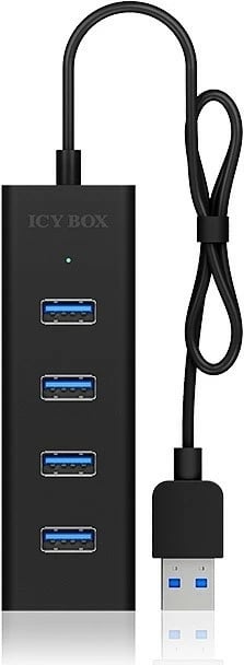 Hub USB 3.0 IcyBox IB-HUB1409-U3, 4 porta, i zi
