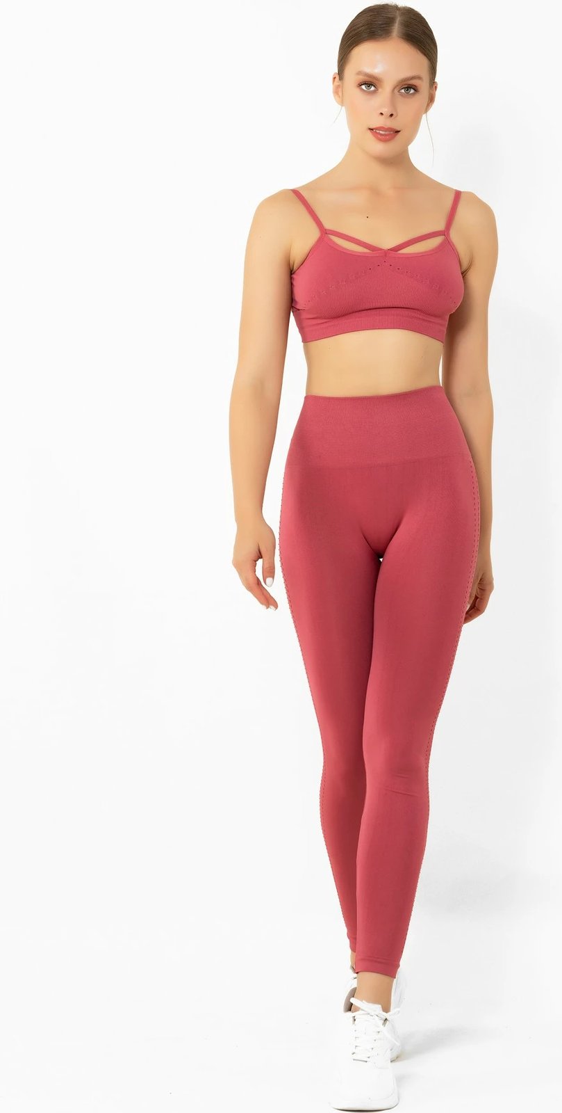 Bra sportiv Jumeon, ngjyrë rose, 001-001291