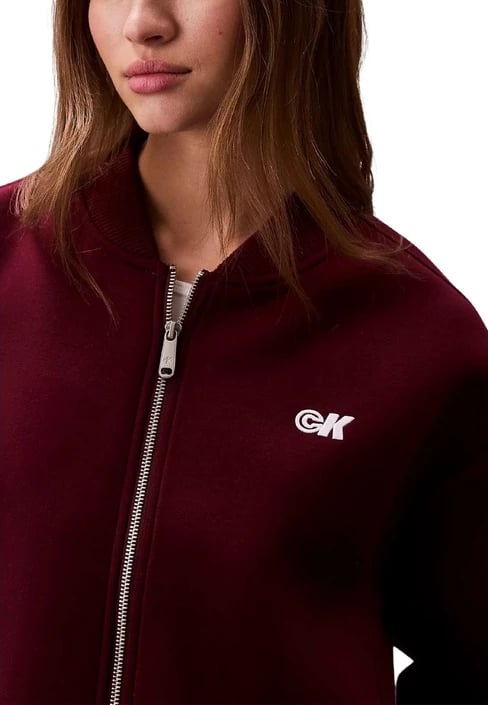jakne femra Calvin Klein Jeans bordeaux