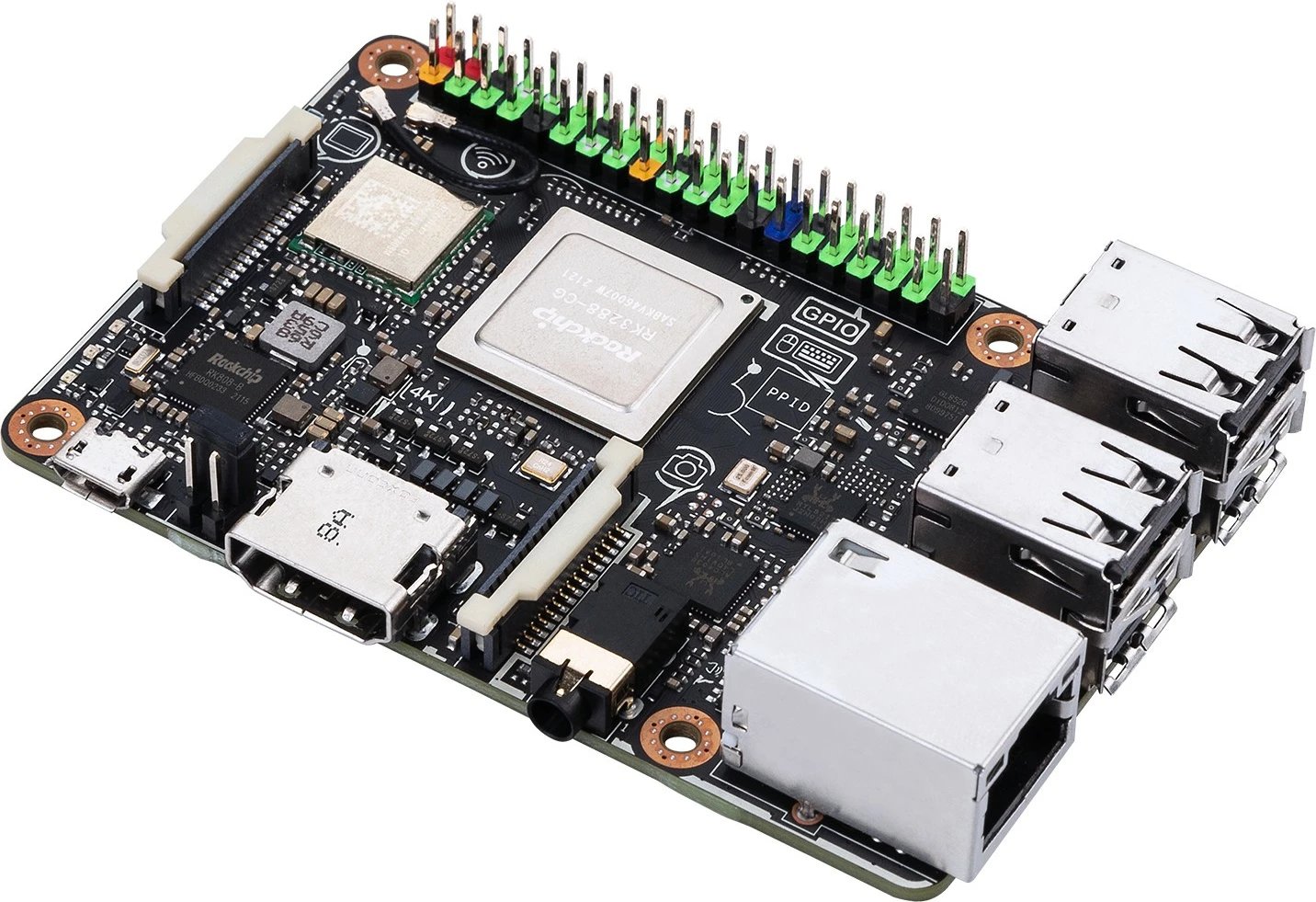 Pllakë amë ASUS Tinker Board S R2.0, 2GB RAM, 16GB eMMC, Wi-Fi, Bluetooth, e zezë