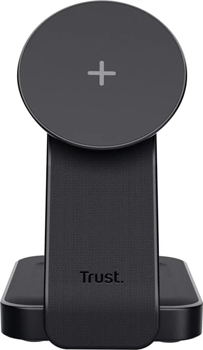 Karikues wireless Trust Viro, për kufje, celular, smartwatch, i zi