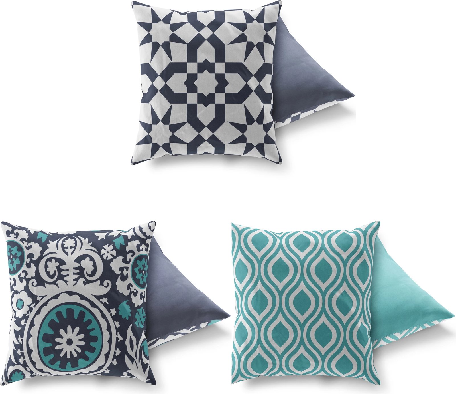 Set jastëkësh (3 copë), Evila Originals, AC-4088-4699-4230