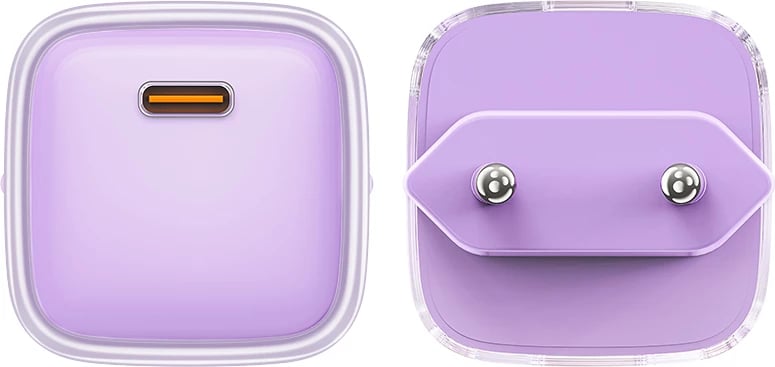 Karikues muri Acefast A53, 30W, GaN, USB-C, me ekran LED, vjollcë