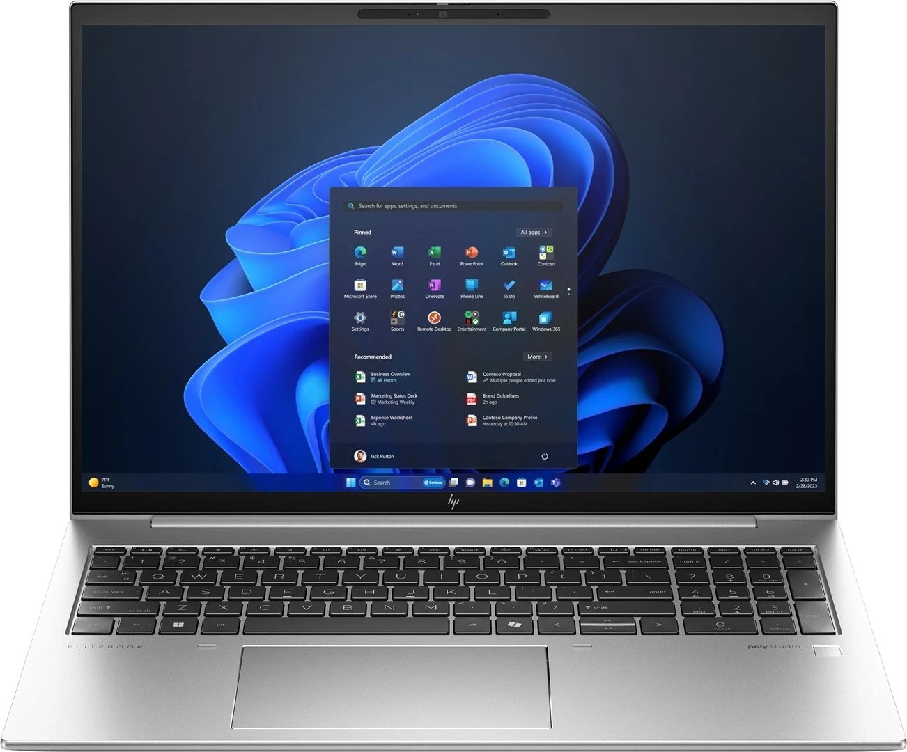 Laptop HP EliteBook 860 G11, Intel Core Ultra 7 155U, 16" WUXGA, 16 GB RAM, 512 GB SSD, Silver