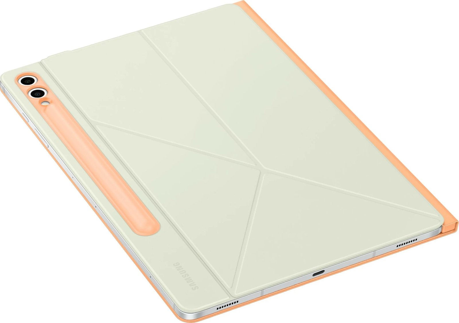 Mbështjellës folio Samsung Galaxy Tab S10+, S9+, S9 FE+, portokalli