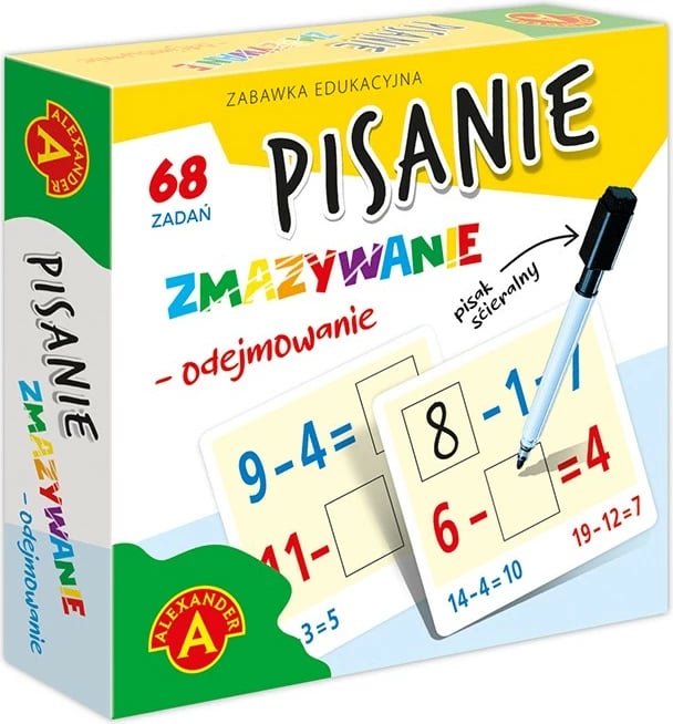 Set edukativ Alexander 26856, shkrim dhe fshirje, zbritje, për fëmijë