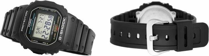 Orë dore për meshkuj Casio G-Shock, e zezë