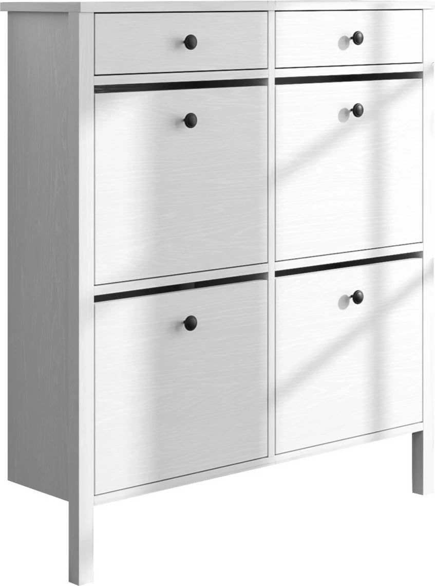 Dollap për këpucë Hanah Home, FRN-20049, ngjyrë druri dhe e bardhë