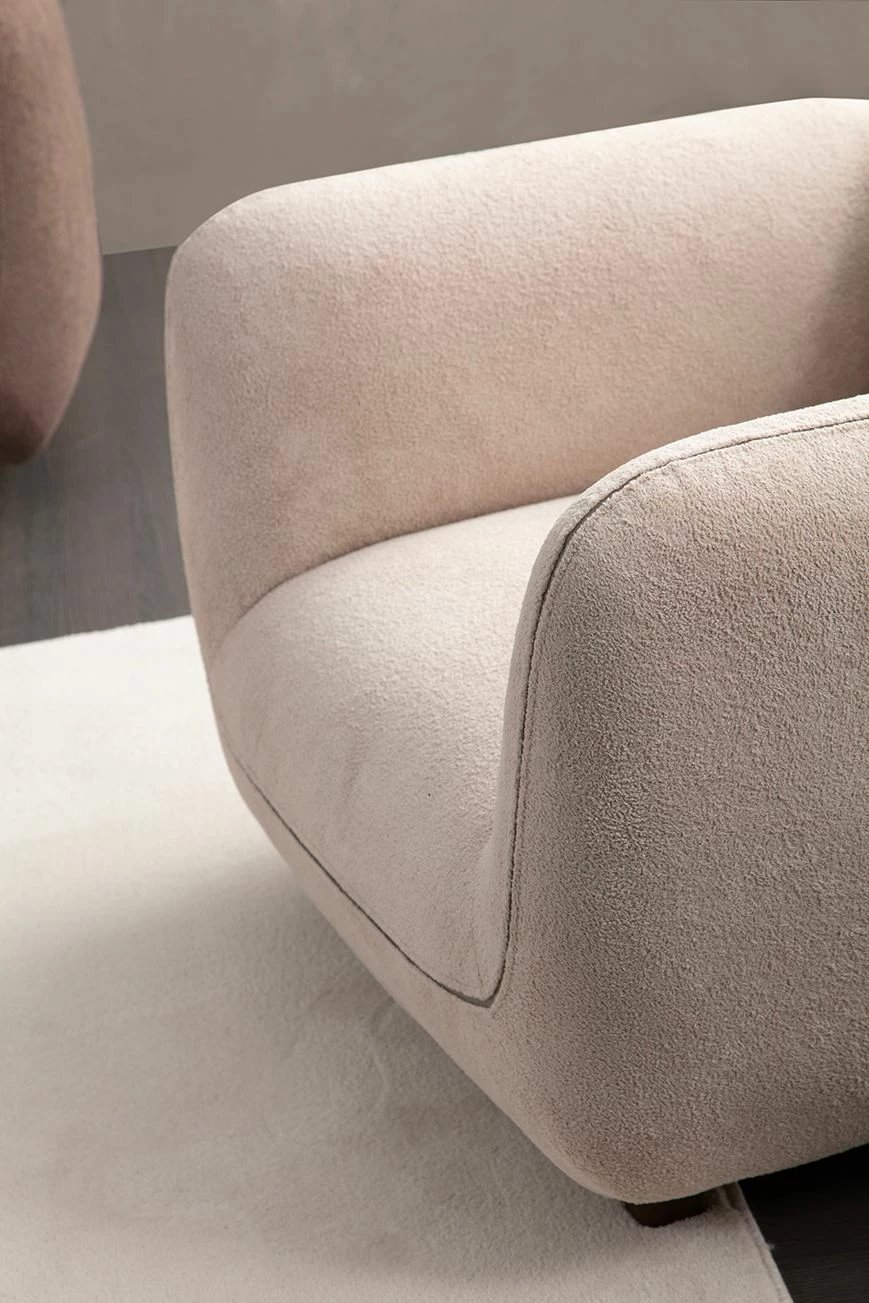 Karrige bergere, krem, Atelier del Sofa, Pavia