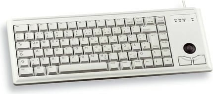 Tastierë Cherry G84-4400, full-size, PS/2, trackball, gri