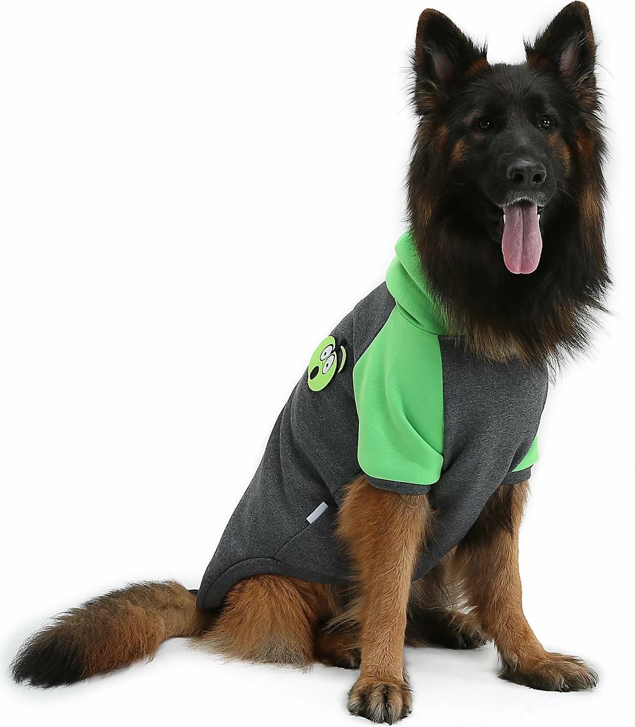 Bluzë me kapuç për qen, ngjyrë smoked, Paws & Whiskers, Applesweat