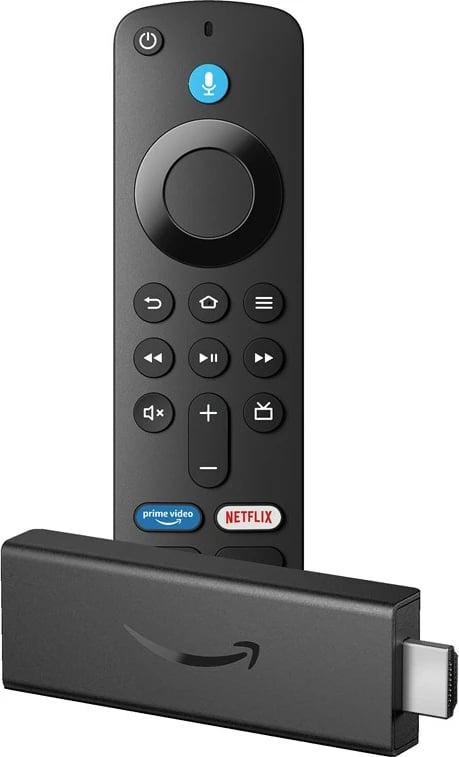 Pajisje streaming Amazon Fire TV Stick HD me Alexa Voice Remote, 8 GB, e zezë