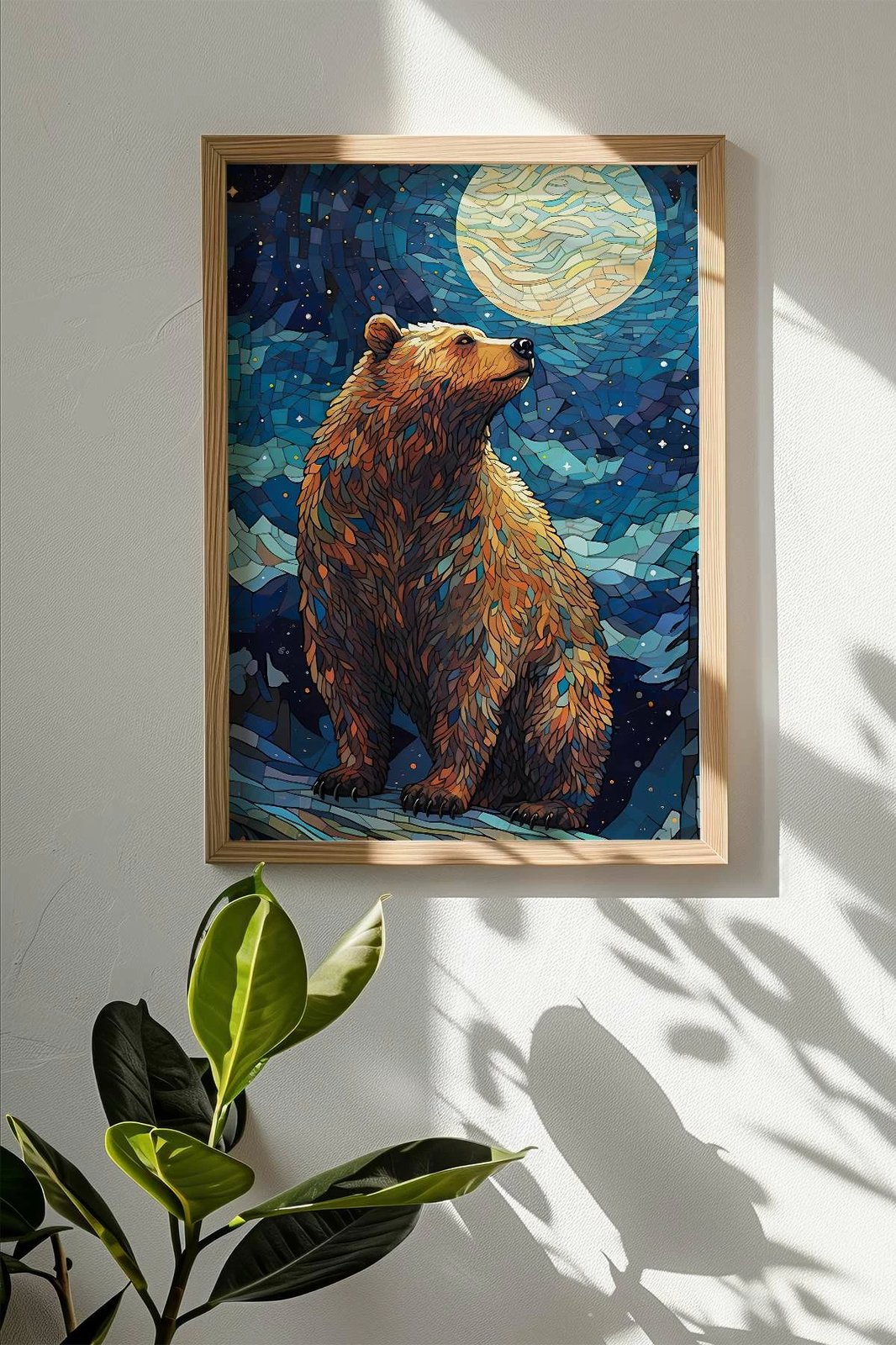 Pikturë dekorative me kornizë, Wallity, Mscartmdl6, shumëngjyrëshe, 33x48cm