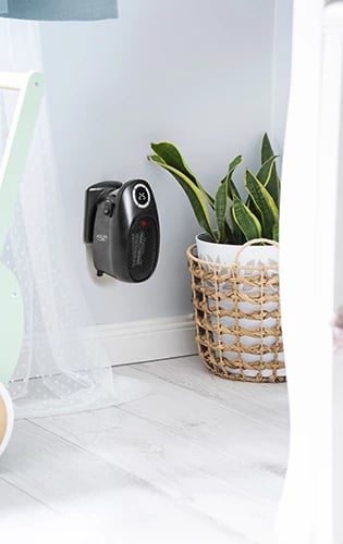 Ngrohës portativ, Adler, AD 7726 Thermofan Easy Heater, 1500W, timer 1-12h, kontroll temperature 15-35°C, element qeramik, i zi