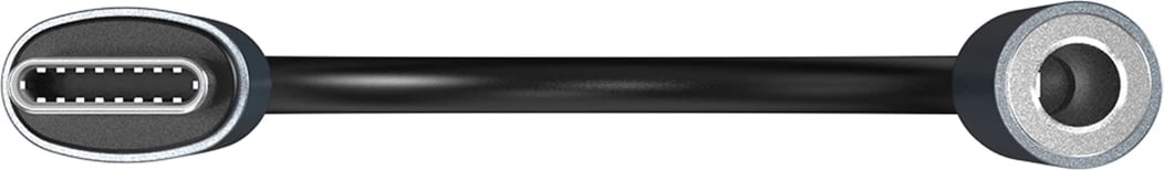 Përshtatës USB-C në 3.5 mm mini jack, Wozinsky, WACM-01, HiFi audio, OMTP/CTIA, alumini, i zi