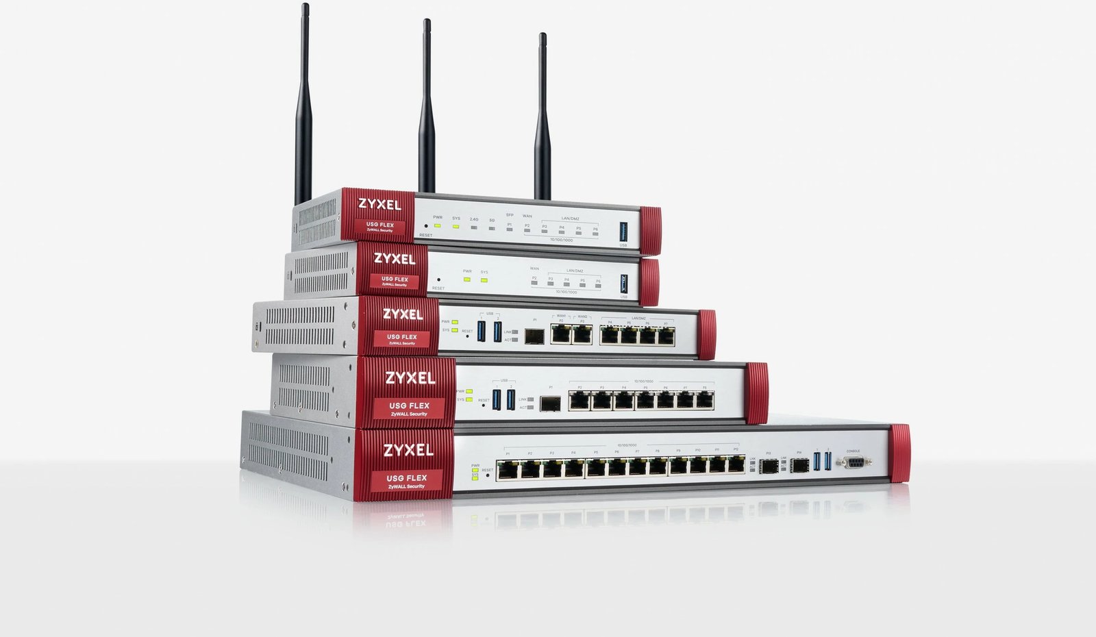 Firewall Zyxel USG Flex 100, 0.9 Gbit/s, 0.27 Gbit/s, 42.65 BTU/h, 989810 h, DCC, CE, C-Tick, LVD, IPSec, SSL/TLS