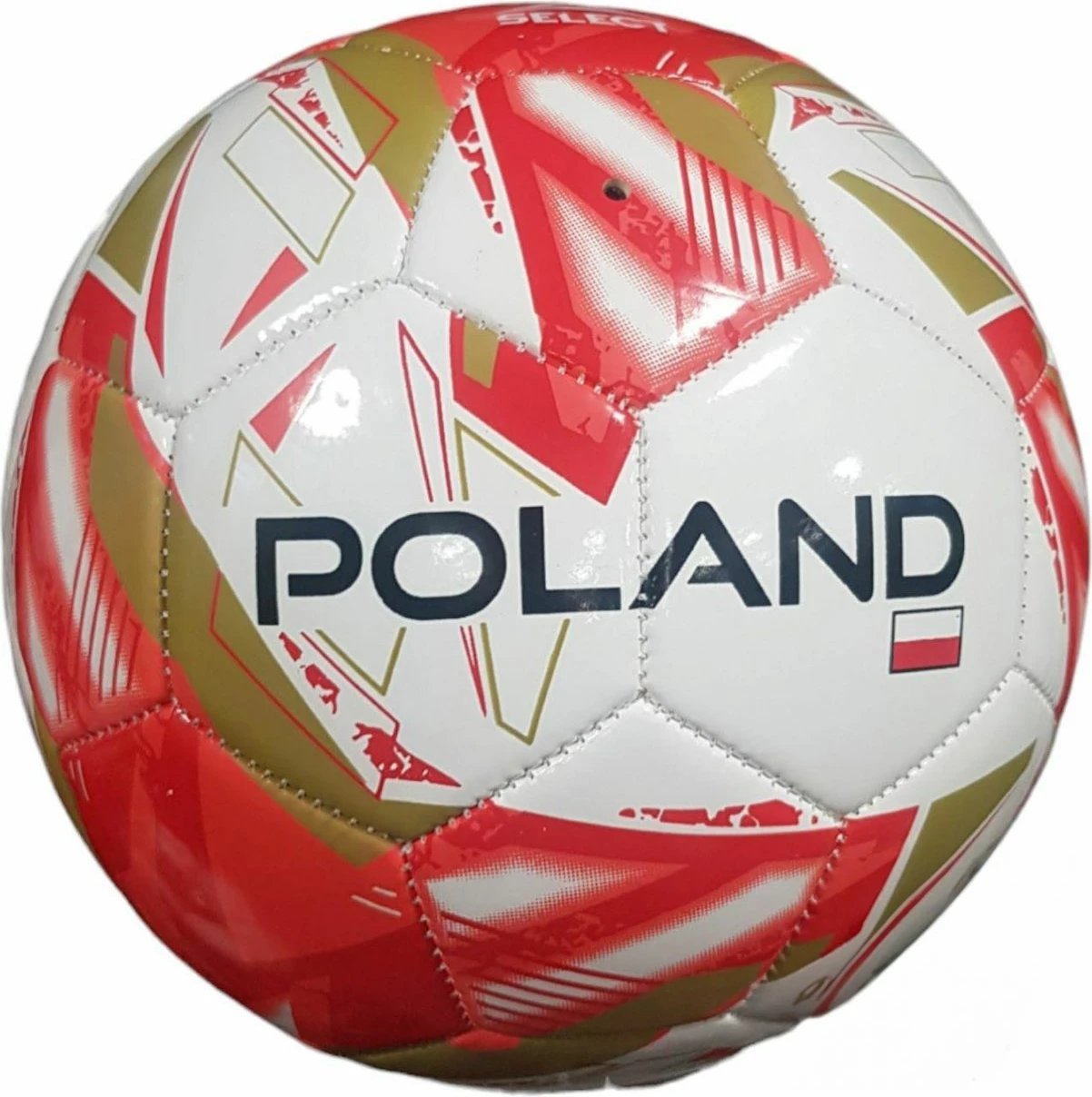 top futbolli Select, bardhë-kuq-ari