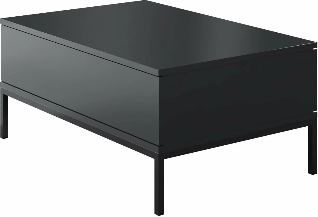 Set mobiljesh për dhomë dite Hanah Home, Lord, antracit, e zezë