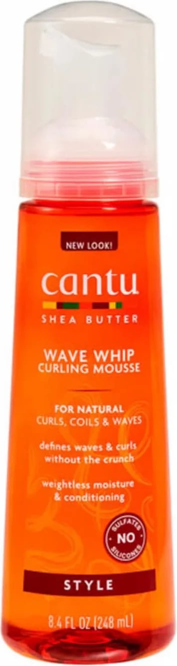 Shkumë për stilim flokësh Cantu Wave Whip Curling Mousse unisex 248ml
