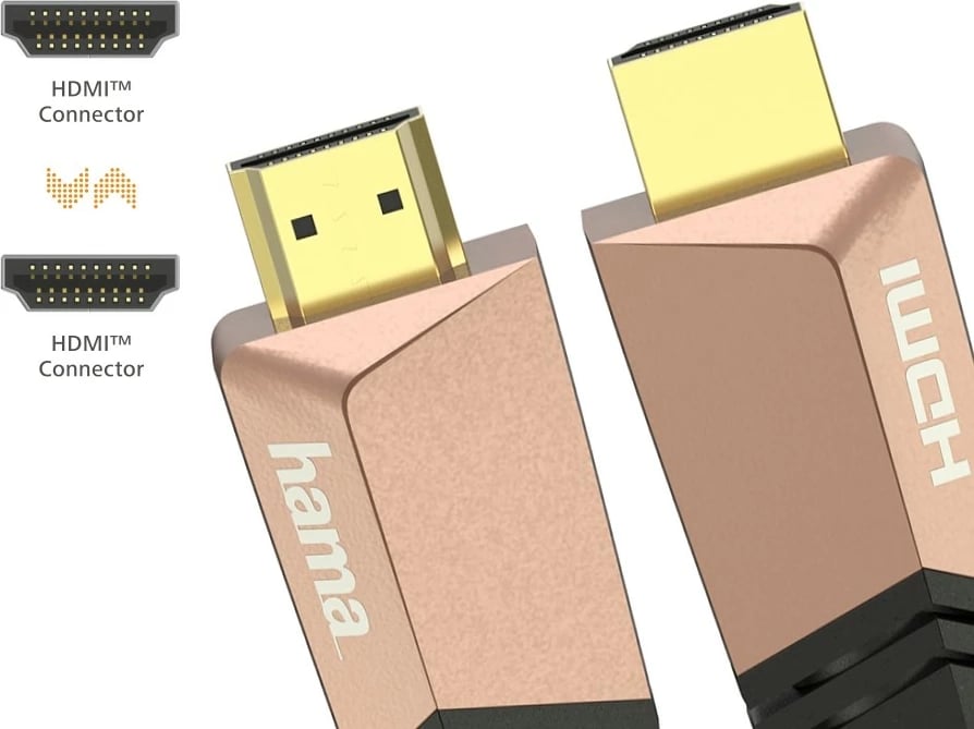Kabllo HDMI Hama 205026, 3m, 4K, e zezë