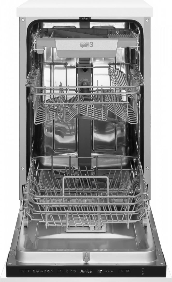 Enëlarëse e integruar Amica DIM42E6EBqO 45 cm 10 sete 6 programe 47 dB klasë energjie E shportë e tretë