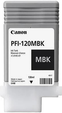 Rezervuar boje Canon PFI-120 MBK, mat, 130ml Rezervuar boje Canon PFI-120 MBK, mat, 130ml