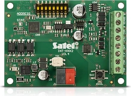 Aksesor alarmi/detektori SATEL INT-KNX-2, ngjyrë jeshile