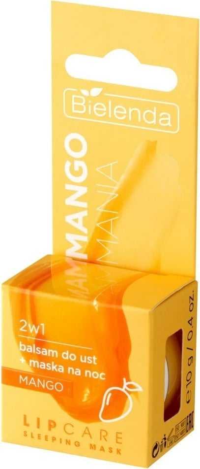 Balsam për buzë + Maskë nate 2-në-1 Bielenda Melon Mania për femra 10g