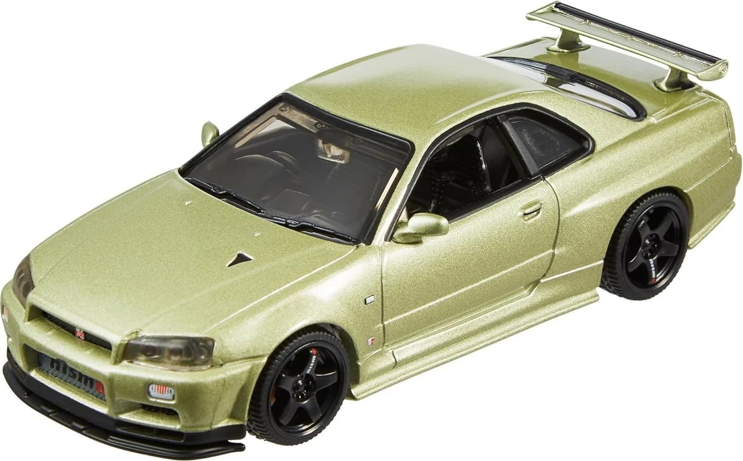 Makine lodër Hot Wheels Nissan Skyline GT-R (BNR34) V-spec II Nur me pjesë NISMO, 1:43, Ari