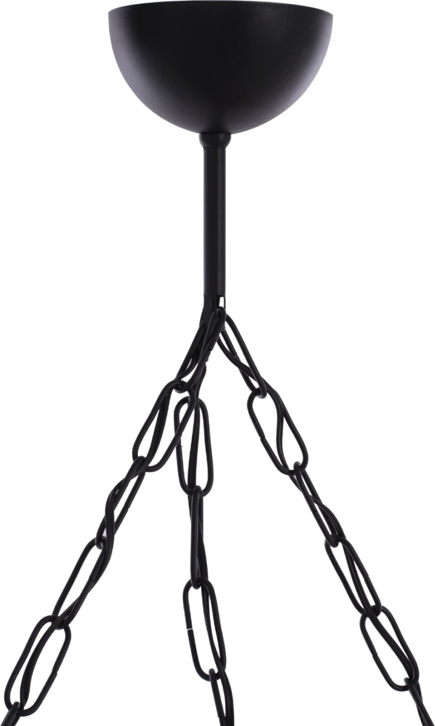 Llambë tavanore me tre drita, zinxhir, dru dhe kapakë metali, 50x12x60H cm, FH7699.01 Llambë tavanore me tre drita, zinxhir, dru dhe kapakë metali, 50x12x60H cm, FH7699.01