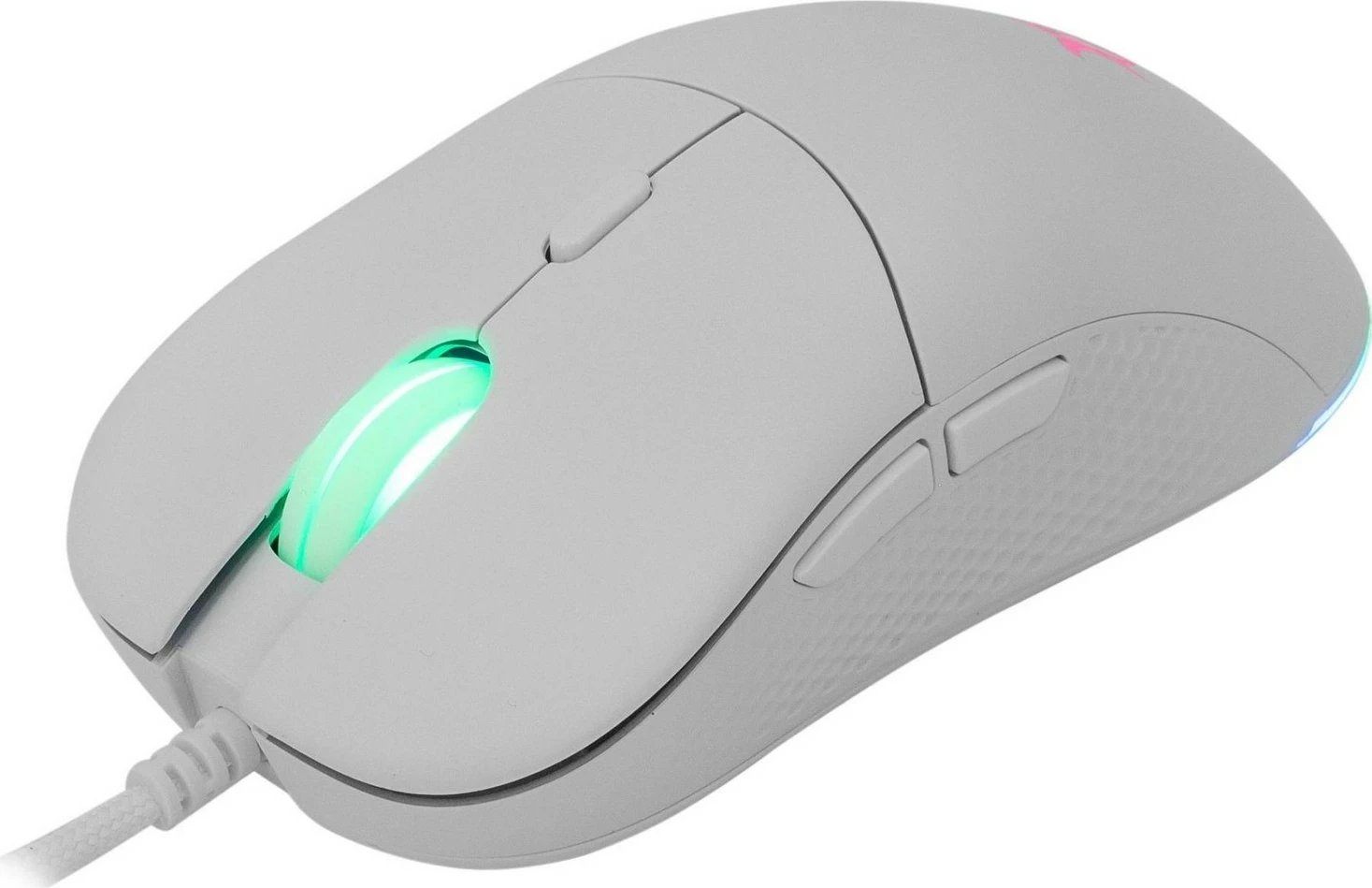 Maus gaming White Shark Bagdemagus GM-5010,  RGB, 7200 DPI, i bardhë