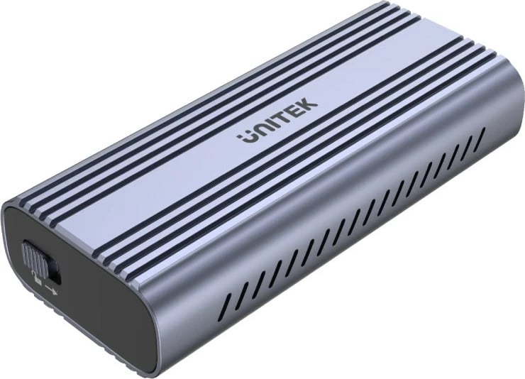 Kasë Unitek S1225A për M.2 NVMe/SATA, USB 3.2 Gen2, Alumini, Gri