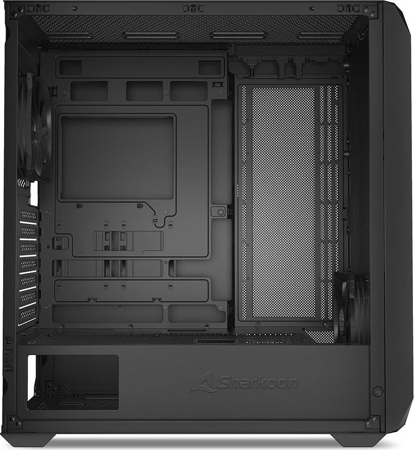 Kasë Sharkoon AK3 ATX, midi tower, metal, e zezë