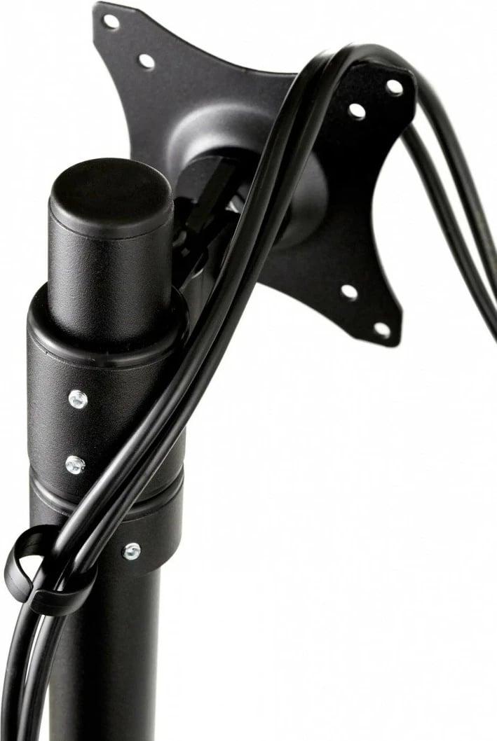 Mbajtës tavoline për monitor Edbak SV01, Metal, 19-27", i zi/argjendtë