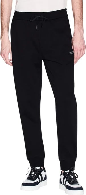 Pantallona meshkuj Armani Exchange, të zeza