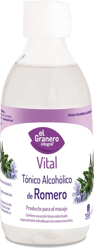 Tonik alkoolik për masazh Granero me rozmarinë, 250ml