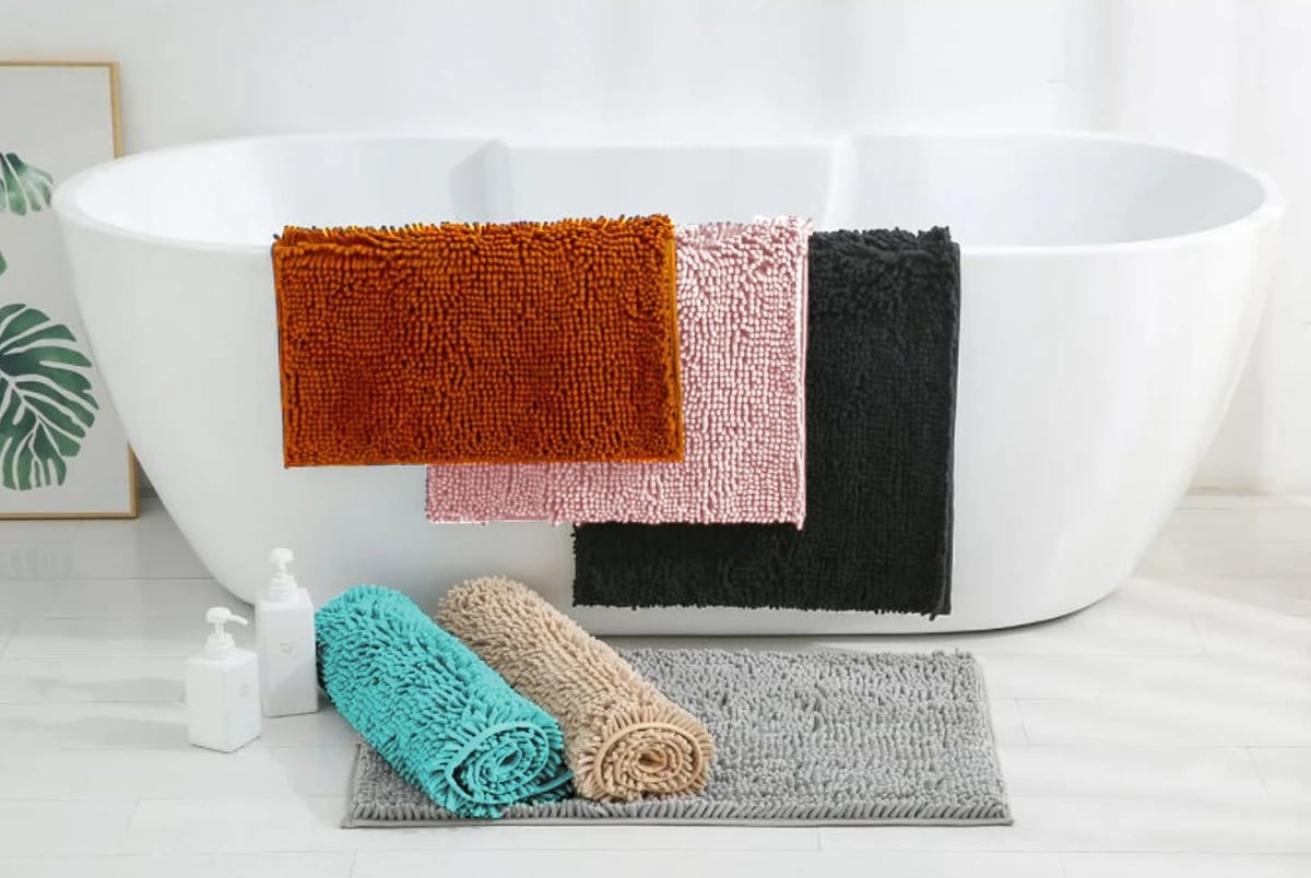 Set tapetash për banjo (2 copë), Mijölnir Victoria, ngjyrë gri