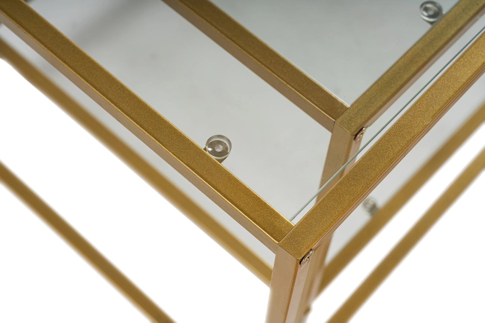 Set tavolinash kafeje Skye Decor, ngjyrë ari, Sevay