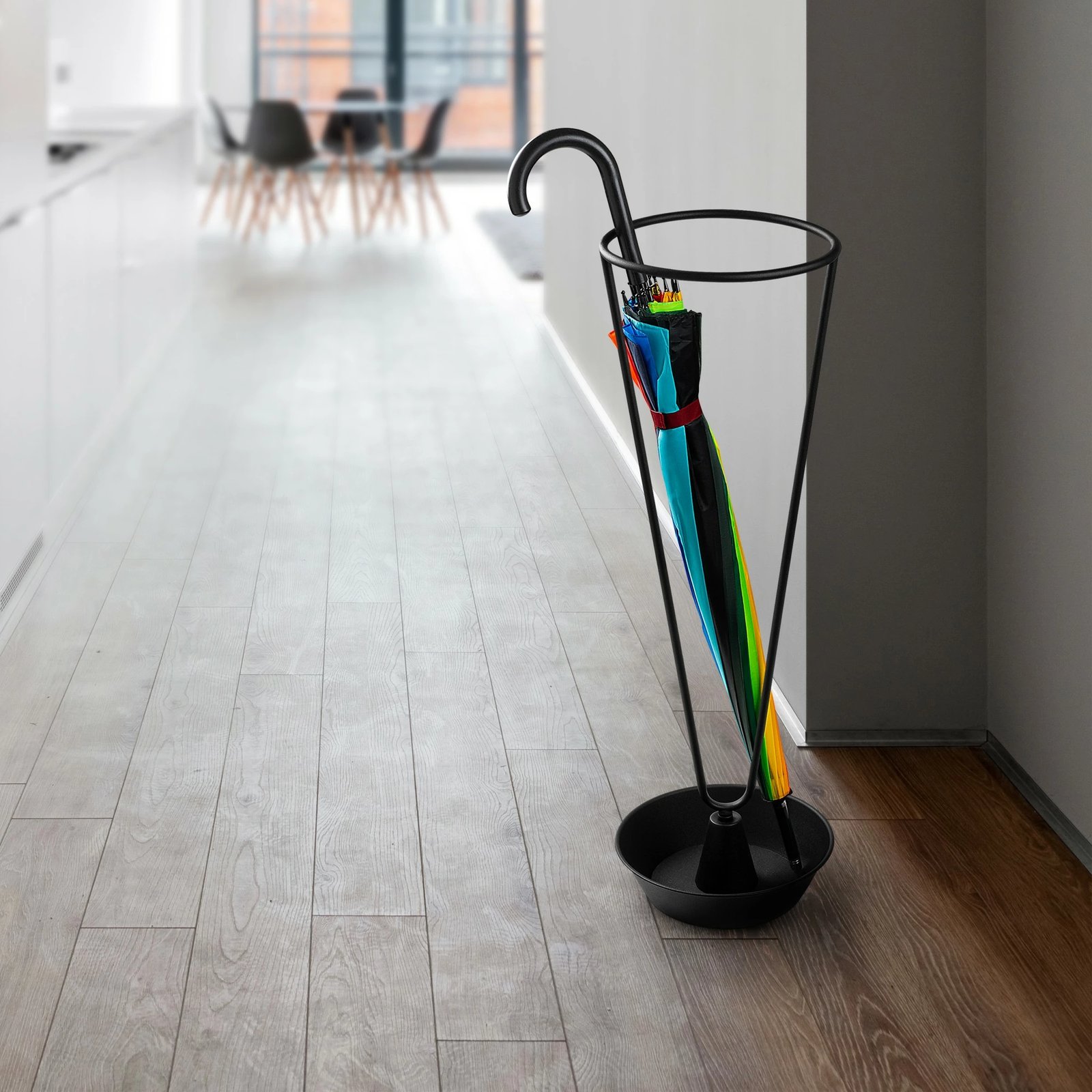 Stendë për ombrella, e zezë, Evila Originals, 22x22x70cm