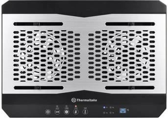 Pad ftohës për laptop Thermaltake Massive TM, 2 ventilatorë 120mm, 2x USB, i zi/argjend