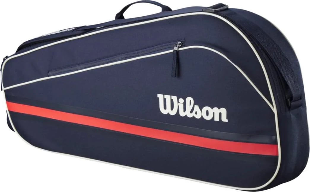 Çantë tenisi Wilson, unisex, navy dhe e kuqe