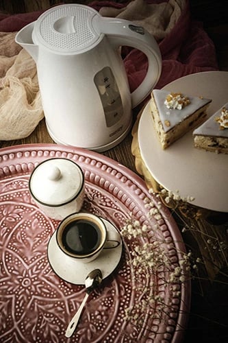 Zierëse uji elektrike, Adler, CR 1255, 1.7 L, 2200 W, plastikë, e bardhë